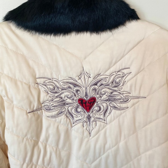 Harley Davidson Woman’s Satin Jacket, Size Large - Picture 4 of 13